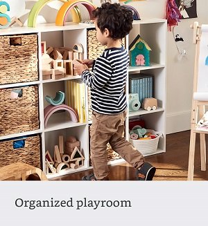 The organized playroom.