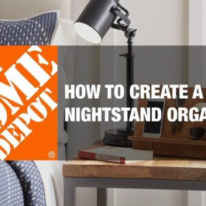 How to Create a Nightstand Organizer | Simple Wood Projects | The Home Depot